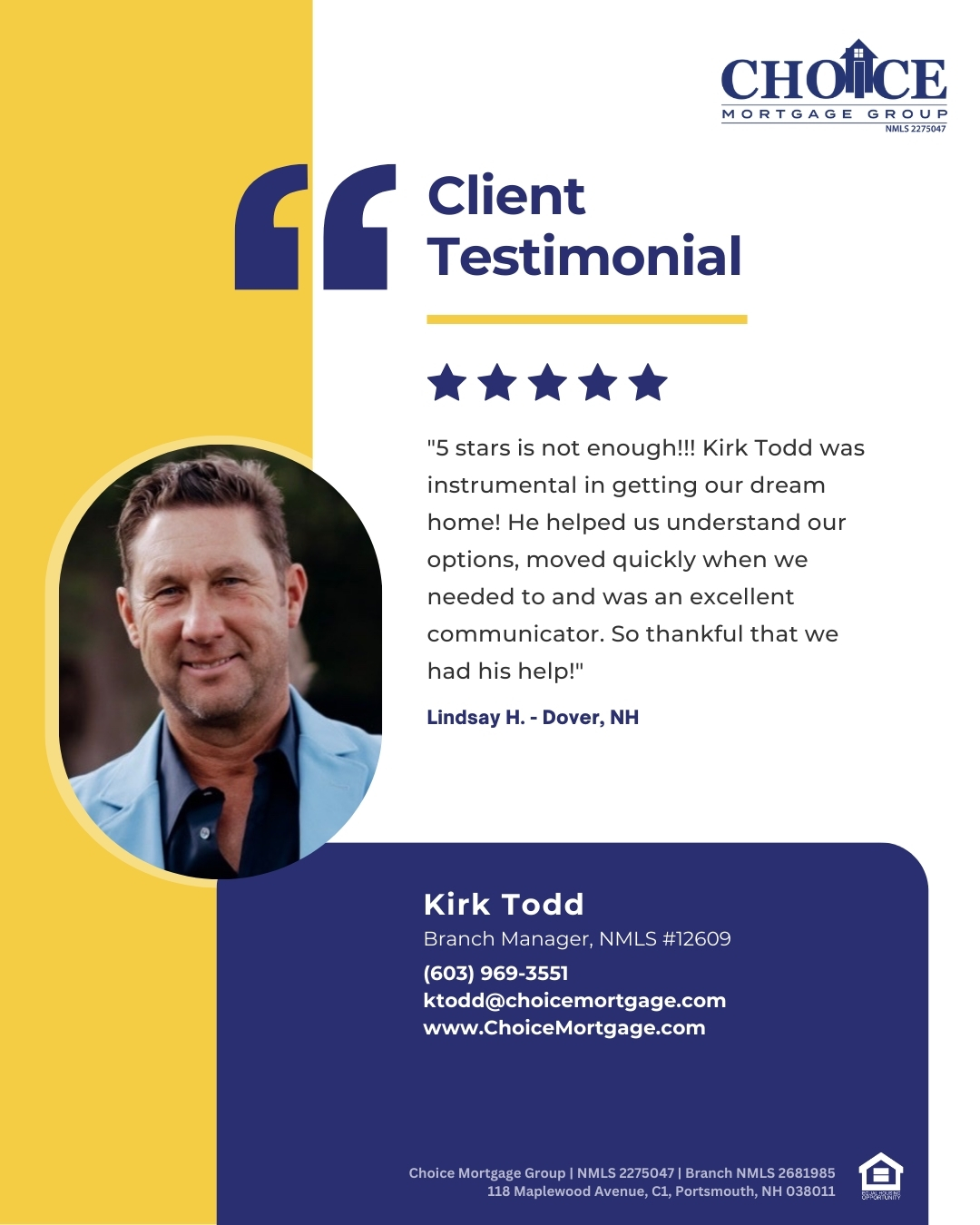 Kirk Todd – Lindsay H. Review